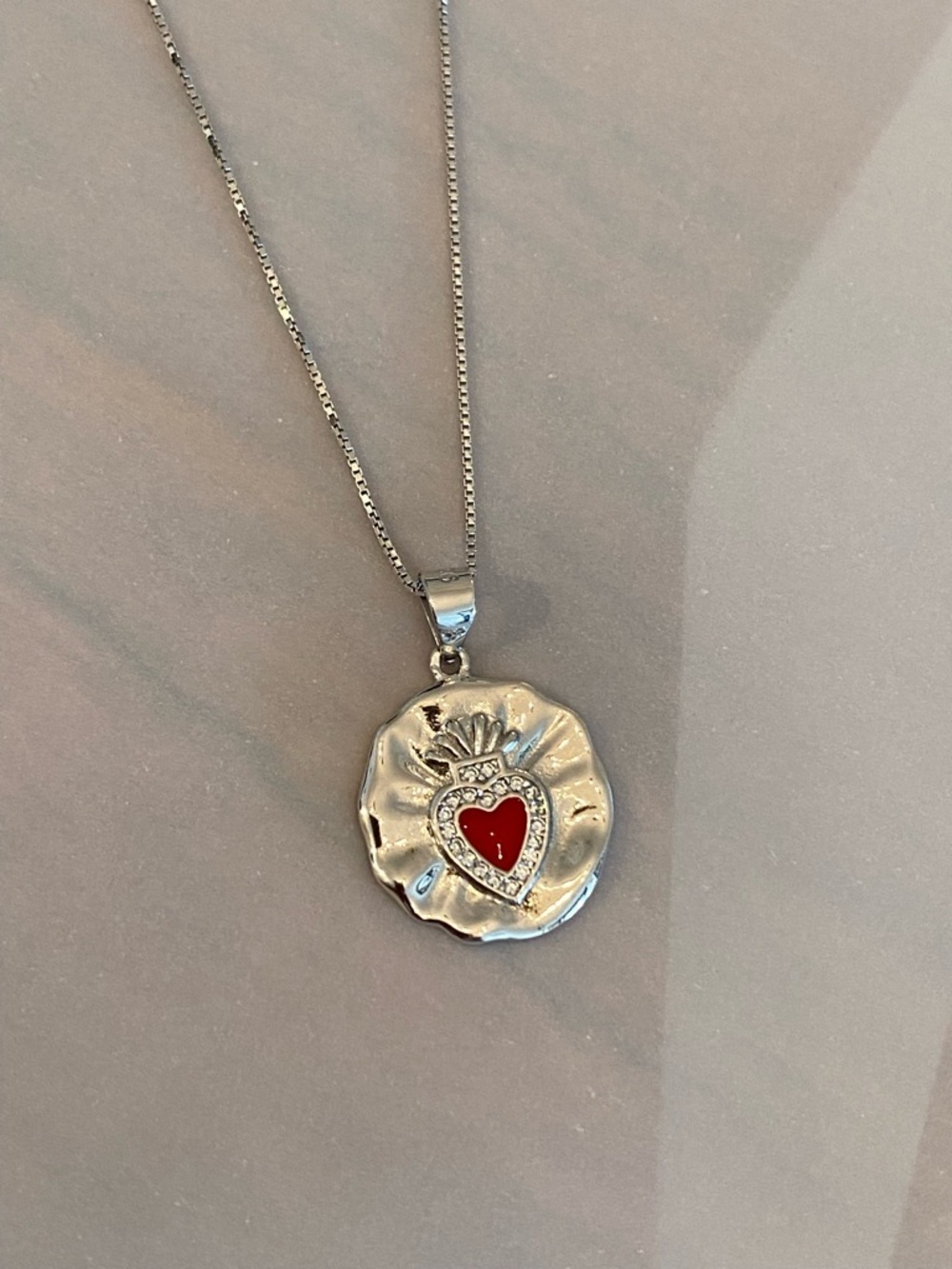 Pandora Heart Necklace 925 Sterling Silver | Romantic Gift | Minimalist Jewelry - Picture 5 of 9